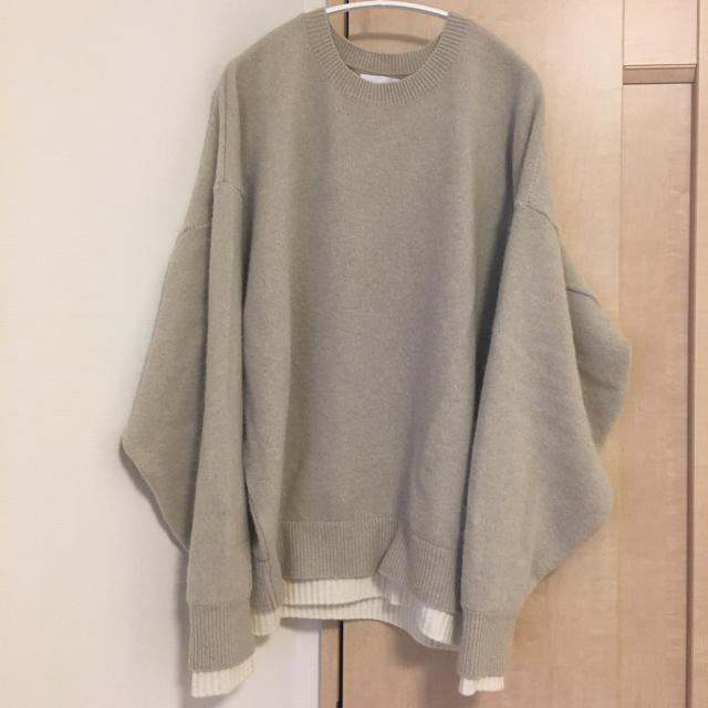 トップスstein ニット OVERSIZED DOUBLE KNIT