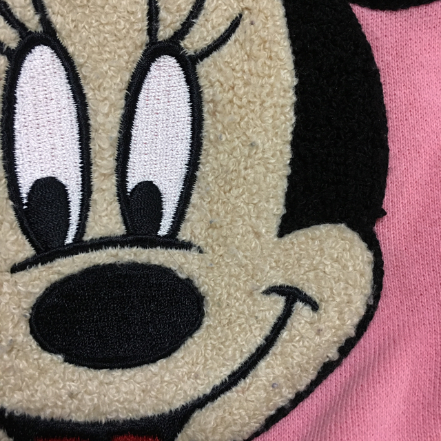 Disney(ディズニー)のミニーちゃんトレーナー 90センチ キッズ/ベビー/マタニティのキッズ服女の子用(90cm~)(Tシャツ/カットソー)の商品写真