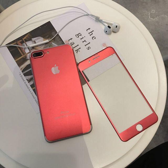 burch iphone8plus カバー ランキング | (前後)チタン製強化ガラス保護フィルムの通販 by 菜穂美＠プロフ要重要｜ラクマ