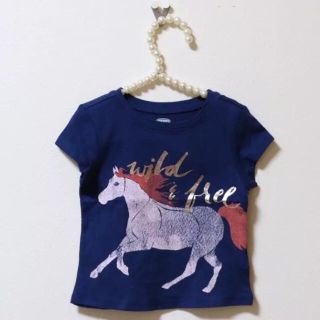 オールドネイビー(Old Navy)のOLDNAVY♡新品♡８０♡Tシャツ・馬(Ｔシャツ)