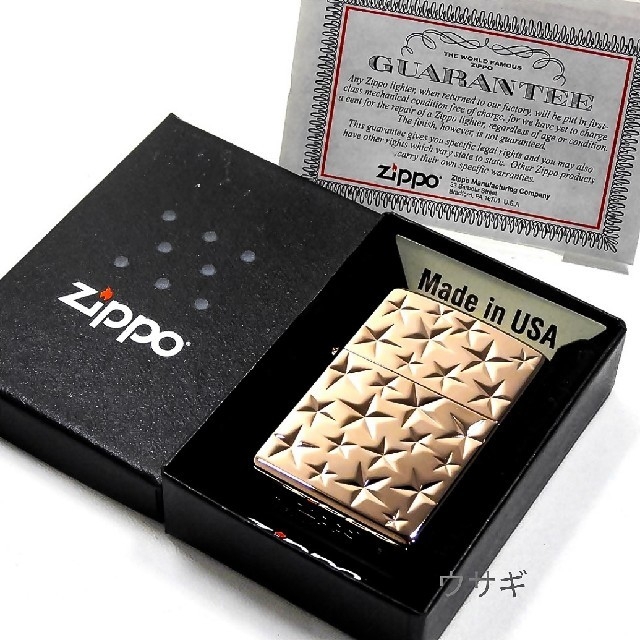 ZIPPO(ジッポー)の送料無料☆zippo☆TWINKLE STAR☆Rose pink☆ジッポ メンズのファッション小物(タバコグッズ)の商品写真