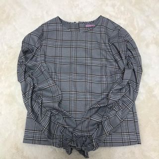 millebonheur  グレンチェックブラウス(シャツ/ブラウス(長袖/七分))