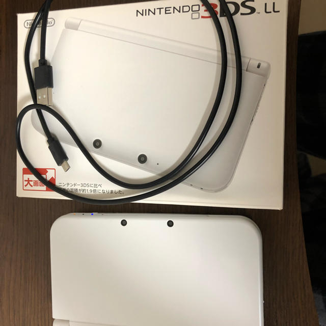 携帯用ゲーム機本体偽トロ付きnew3DSLL