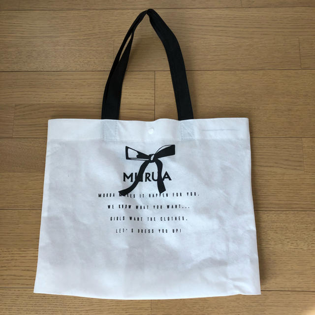 MURUA(ムルーア)のMURUA＊ショッピングバッグ＊ショッパー＊ショップ袋 レディースのバッグ(ショップ袋)の商品写真