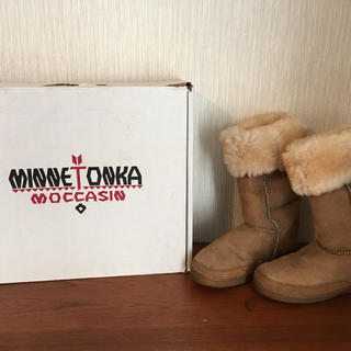 ミネトンカ(Minnetonka)のミネトンカ  ムートンロングブーツ サイズ6(ブーツ)