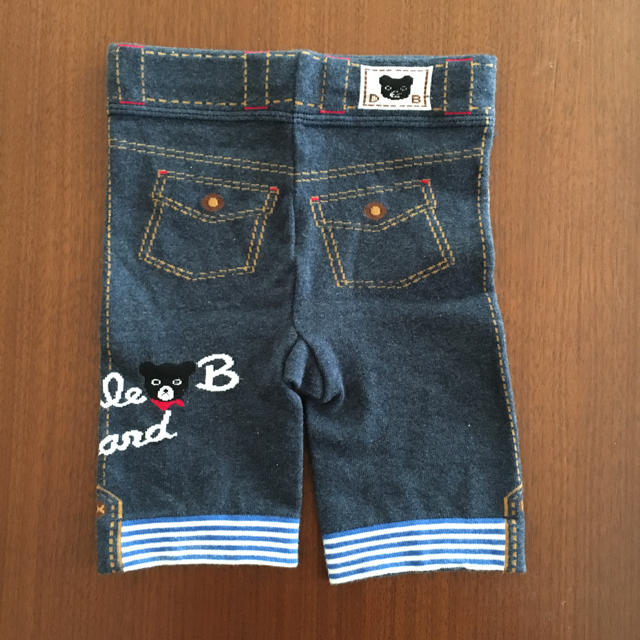 DOUBLE.B(ダブルビー)のダブルビー デニム風ズボン スパッツ 90 キッズ/ベビー/マタニティのキッズ服男の子用(90cm~)(パンツ/スパッツ)の商品写真