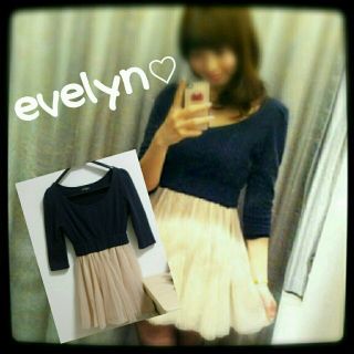 エブリン(evelyn)のevelyn♡ワンピース(ミニワンピース)