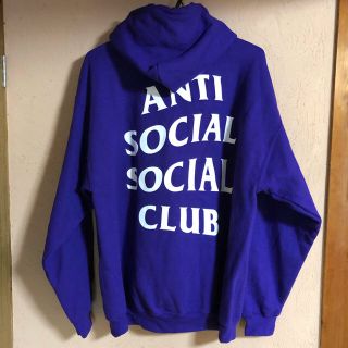 anti social social club パーカー パープル(パーカー)