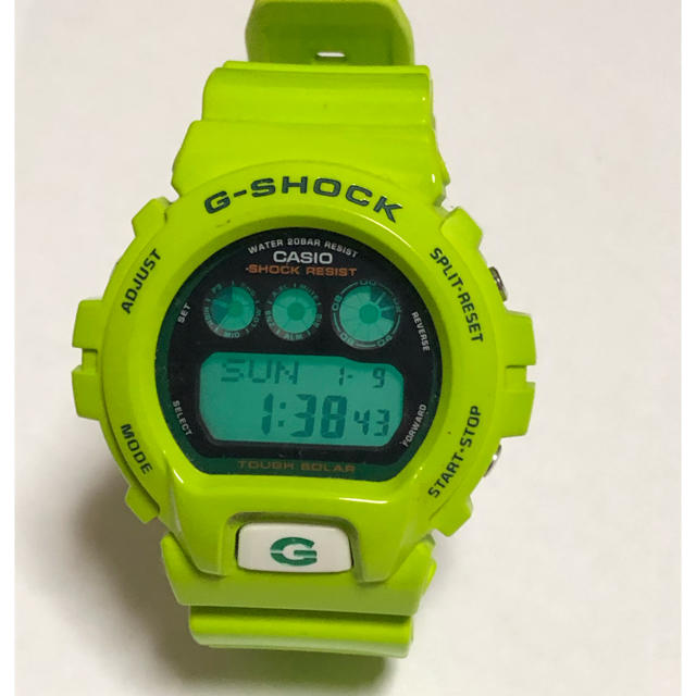 G-SHOCK(ジーショック)のCASIO カシオ G-SHOCK 雨蛙カラー G-6900GR 稼動品 メンズの時計(腕時計(デジタル))の商品写真