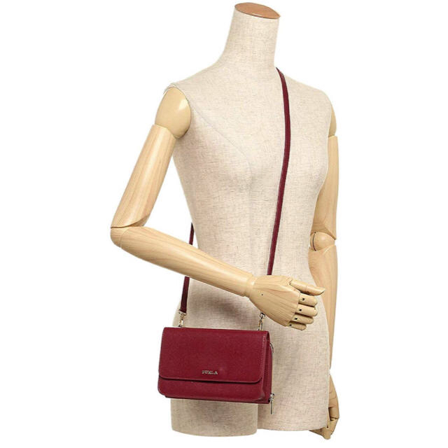 Furla(フルラ)の専用    お財布ショルダー リーヴァ  ボルドー レディースのバッグ(ショルダーバッグ)の商品写真