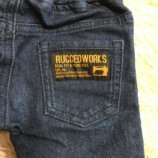 RUGGEDWORKS(ラゲッドワークス)のラゲッドワークス RUGGEDWORKS ストレッチデニム 80 キッズ/ベビー/マタニティのベビー服(~85cm)(パンツ)の商品写真