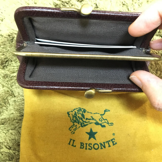 IL BISONTE(イルビゾンテ)のイルビゾンテ  ガマ口 小銭入れ レディースのファッション小物(コインケース)の商品写真