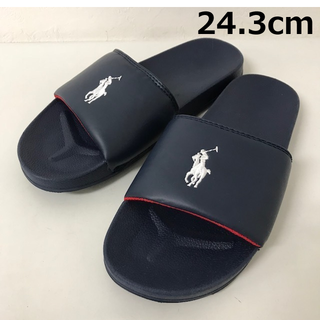 ポロラルフローレン(POLO RALPH LAUREN)の人気！ラルフローレン シャワーサンダル【24.3cm】紺 新品 180429(サンダル)