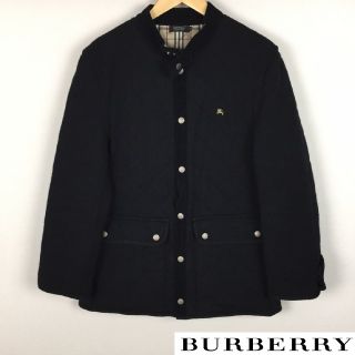 バーバリーブラックレーベル(BURBERRY BLACK LABEL)の美品 BURBERRY BLACK LABEL ジャケット ブルゾン ブラック(ブルゾン)