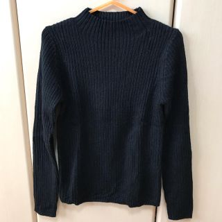 ユニクロ(UNIQLO)のユニクロ ボトルネック ニット Ｌサイズ(ニット/セーター)