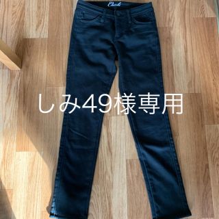 シマムラ(しまむら)のクロッシー  裏起毛パンツ  黒  CLOSSHI(スキニーパンツ)