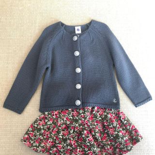 プチバトー(PETIT BATEAU)のプチバトー 94cm カーディガン(カーディガン)