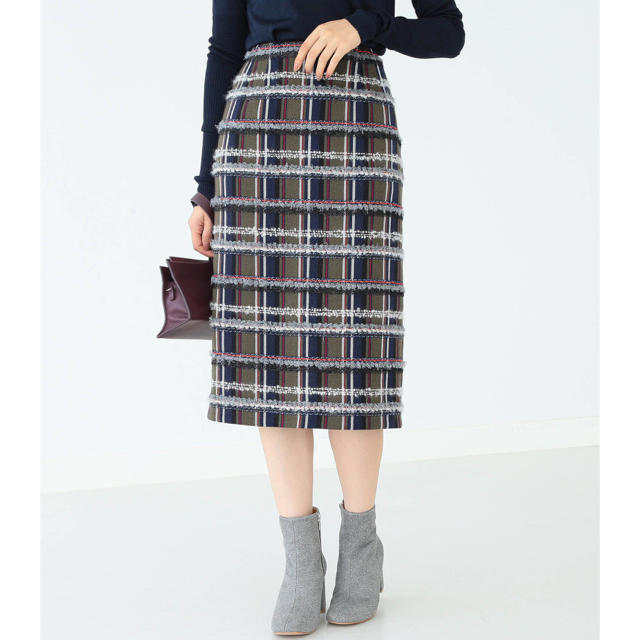 Demi-Luxe BEAMS(デミルクスビームス)の新品未使用‼︎Demi-Luxe BEAMS /ミックスツイード スカート レディースのスカート(ひざ丈スカート)の商品写真