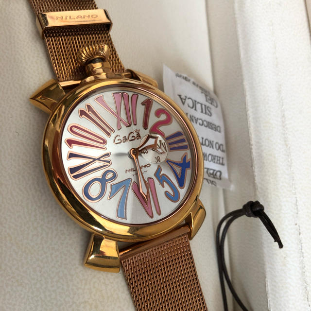 特別セール品】 ガガミラノ 腕時計 レディース ピンク×ゴールド 