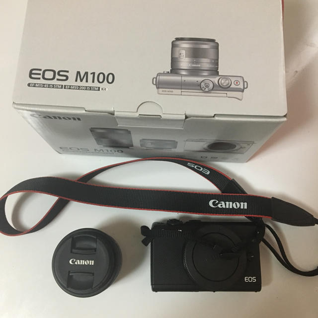 日本割引Canon - canon EOS m100 本体 EF-M15-45mm IS STMの通販 by ...
