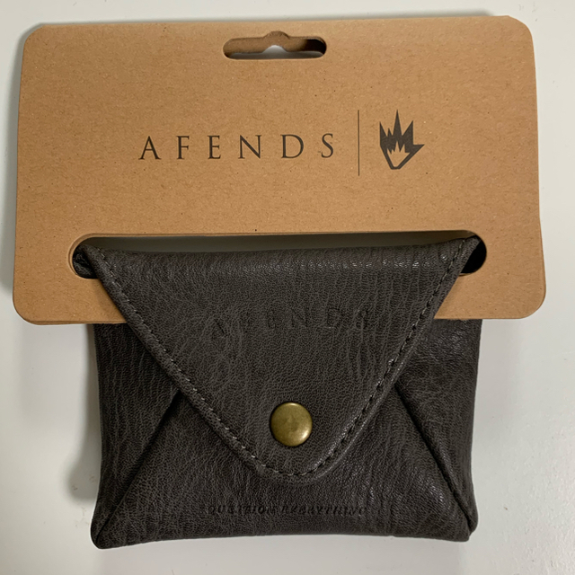 Ron Herman(ロンハーマン)の【AFENDS】コインケース Holdall (Charcoal) メンズのファッション小物(コインケース/小銭入れ)の商品写真