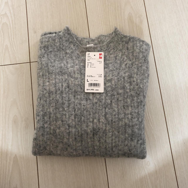 UNIQLO(ユニクロ)の* ワイドリブモックネックセーター * レディースのトップス(ニット/セーター)の商品写真