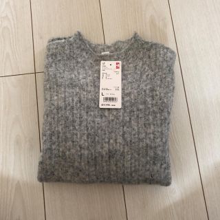 ユニクロ(UNIQLO)の* ワイドリブモックネックセーター *(ニット/セーター)