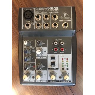  Behringer 5インプットミキサー XENYX502 (ミキサー)