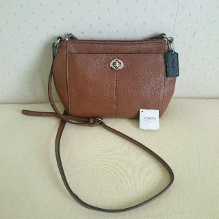 コーチ(COACH)の美品COACHショルダーバッグ(ショルダーバッグ)