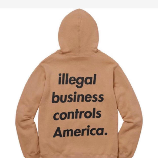 トップスSupreme illegal business hooded