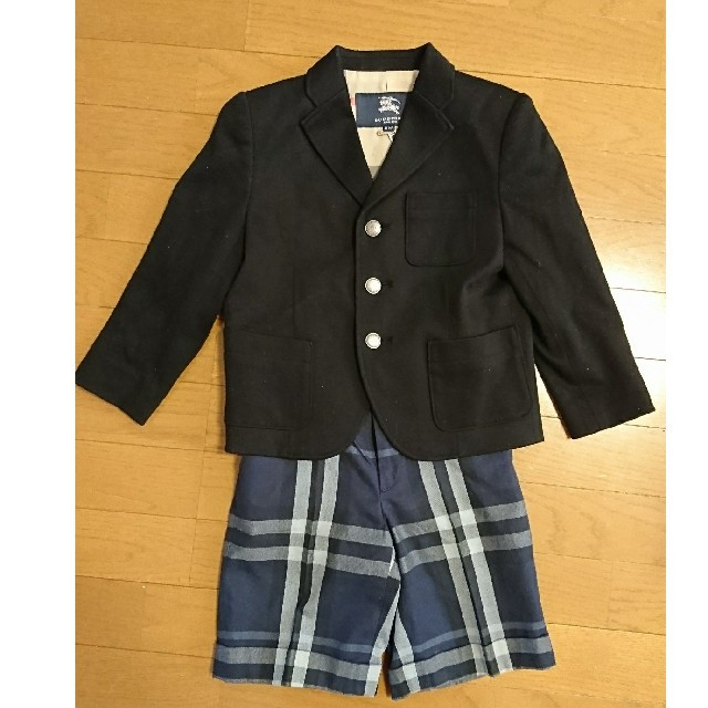 BURBERRY(バーバリー)のバーバリー子どもスーツ 上下  110cm キッズ/ベビー/マタニティのキッズ服男の子用(90cm~)(ドレス/フォーマル)の商品写真