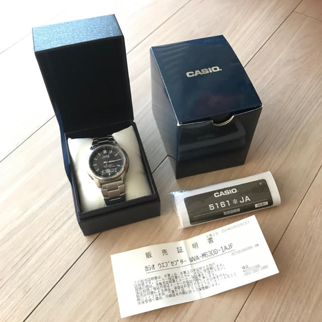 腕時計（CASIO ウェブセプターWVA-M630D-1AJF）