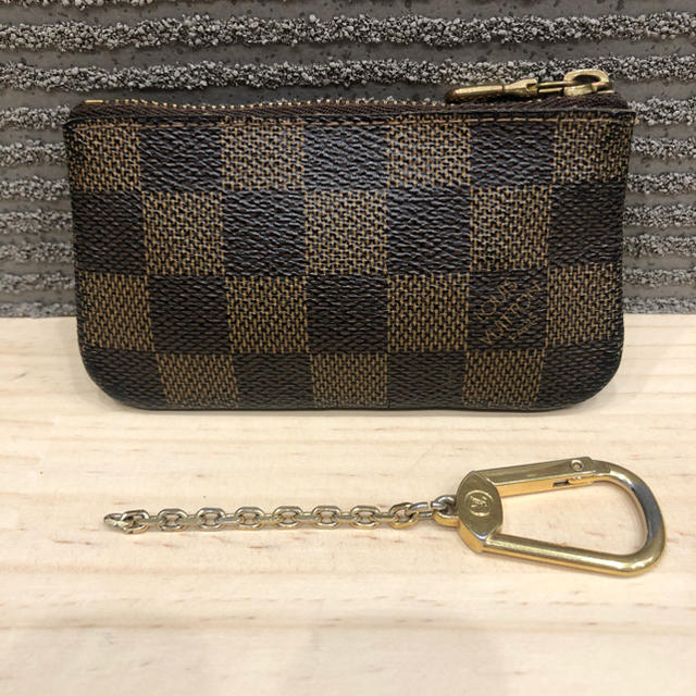 LOUIS VUITTON(ルイヴィトン)の即購入OK! ルイヴィトン  ダミエ ポシェットクレ コインケース メンズのファッション小物(コインケース/小銭入れ)の商品写真