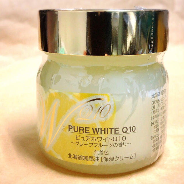 北海道純馬油 ピュアホワイト Q10 グレープフルーツの香り コスメ/美容のスキンケア/基礎化粧品(フェイスオイル/バーム)の商品写真