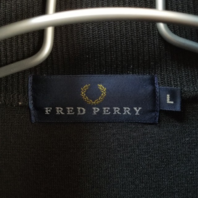 FRED PERRY 刺繍ロゴ ベロア トラックジャケット