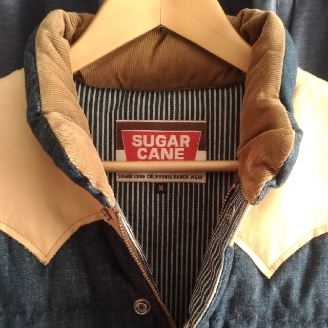 Sugar Cane(シュガーケーン)の【takachan様専用】シュガーケーン　レザーヨーク　ダウンベスト メンズのジャケット/アウター(ダウンベスト)の商品写真