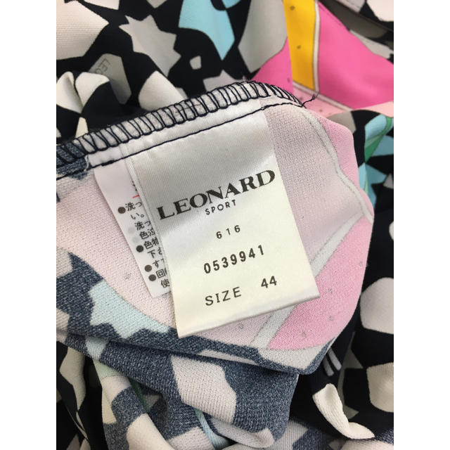 しましたレ LEONARD - 超美品 ️レオナールスポーツ ワンピース ️総柄 サイズ44の通販 by ♡KELLY♡'s shop