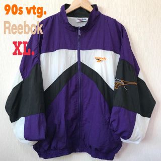 リーボック(Reebok)のdaさん専用 アームロゴ ☆90s リーボック ナイロンジャケット L XL相当(ナイロンジャケット)