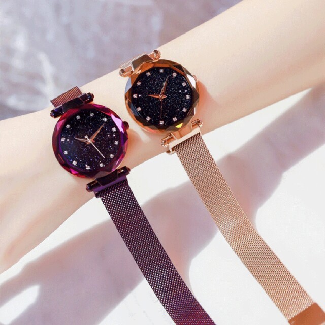 星空 時計☆ 星空 スカイスリム レディースのファッション小物(腕時計)の商品写真