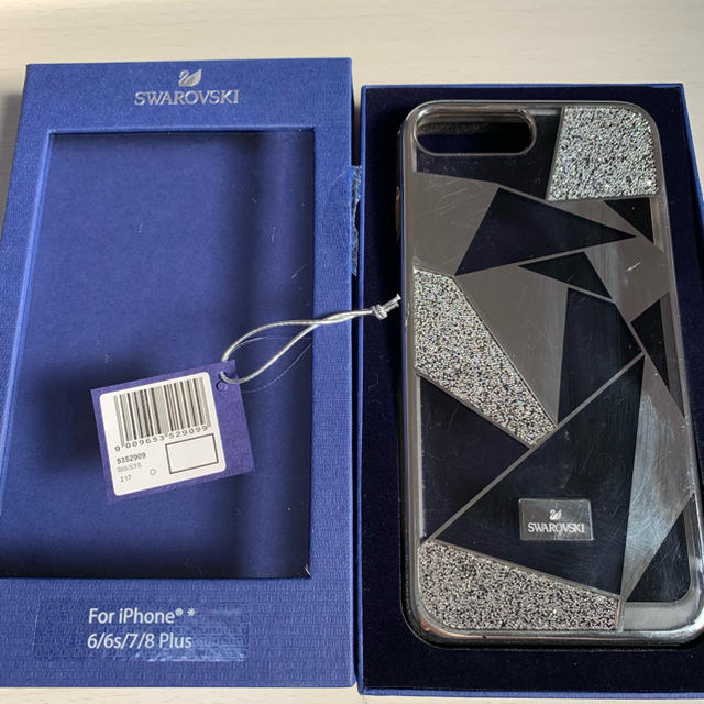 SWAROVSKI - SWAROVSKI iPhoneケースの通販 by rii's shop｜スワロフスキーならラクマ