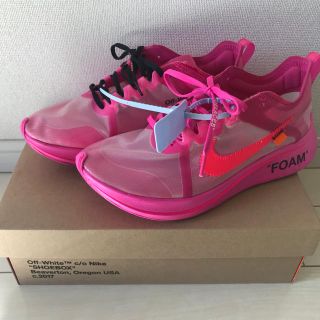 ナイキ(NIKE)のNike  off-white zoom fly sp pink(スニーカー)