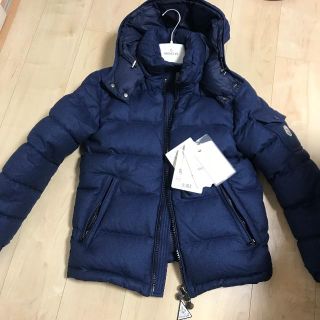 モンクレール(MONCLER)の新品同様レベル希少モンジュネーブル限定色745ブルーサイズ0ウール(ダウンジャケット)