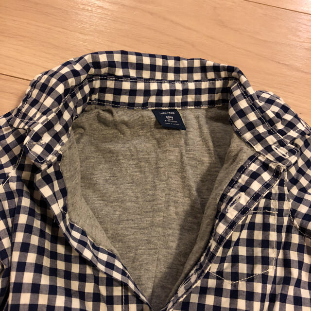 GAP Kids(ギャップキッズ)のGAPつなぎシャツ／70センチ キッズ/ベビー/マタニティのベビー服(~85cm)(ロンパース)の商品写真