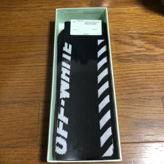 オフホワイト(OFF-WHITE)の新品 未使用 off-white 靴下 ソックス diag logo フリー(ソックス)