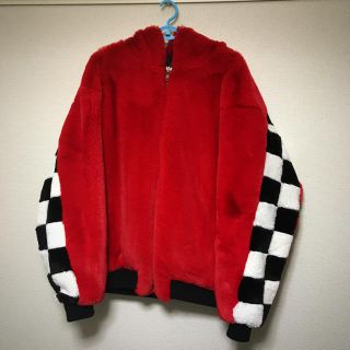 エルエイチピー(LHP)のChecker Fur Blouson 大幅値下げ早い者勝ち(ブルゾン)