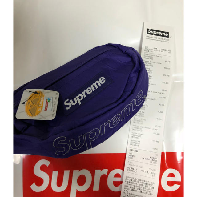 【紫】 ウエスト バッグ SUPREME 2