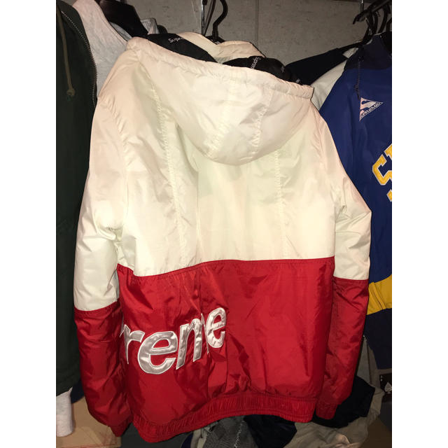 国内正規品】 Supreme - supreme sideline logo ダウンジャケット