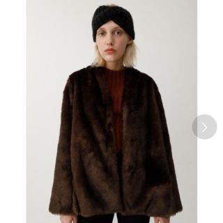 マウジー(moussy)のmoussy ファージャケット  FAUX FUR JACKET(毛皮/ファーコート)