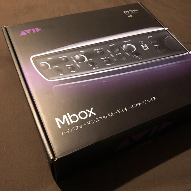 [AVID] Mbox インターフェース (付属品+ケーブル2本付き) 楽器のDTM/DAW(オーディオインターフェイス)の商品写真