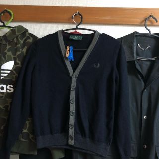 フレッドペリー(FRED PERRY)のフレッドペリー イタリア製 ニットカーディガン(カーディガン)